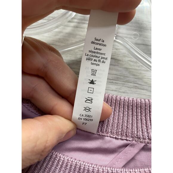 Lululemon Still at Ease Sweater Pink Antoinette Long Sleeve Size 10 - cashmere - Picture 8 of 16